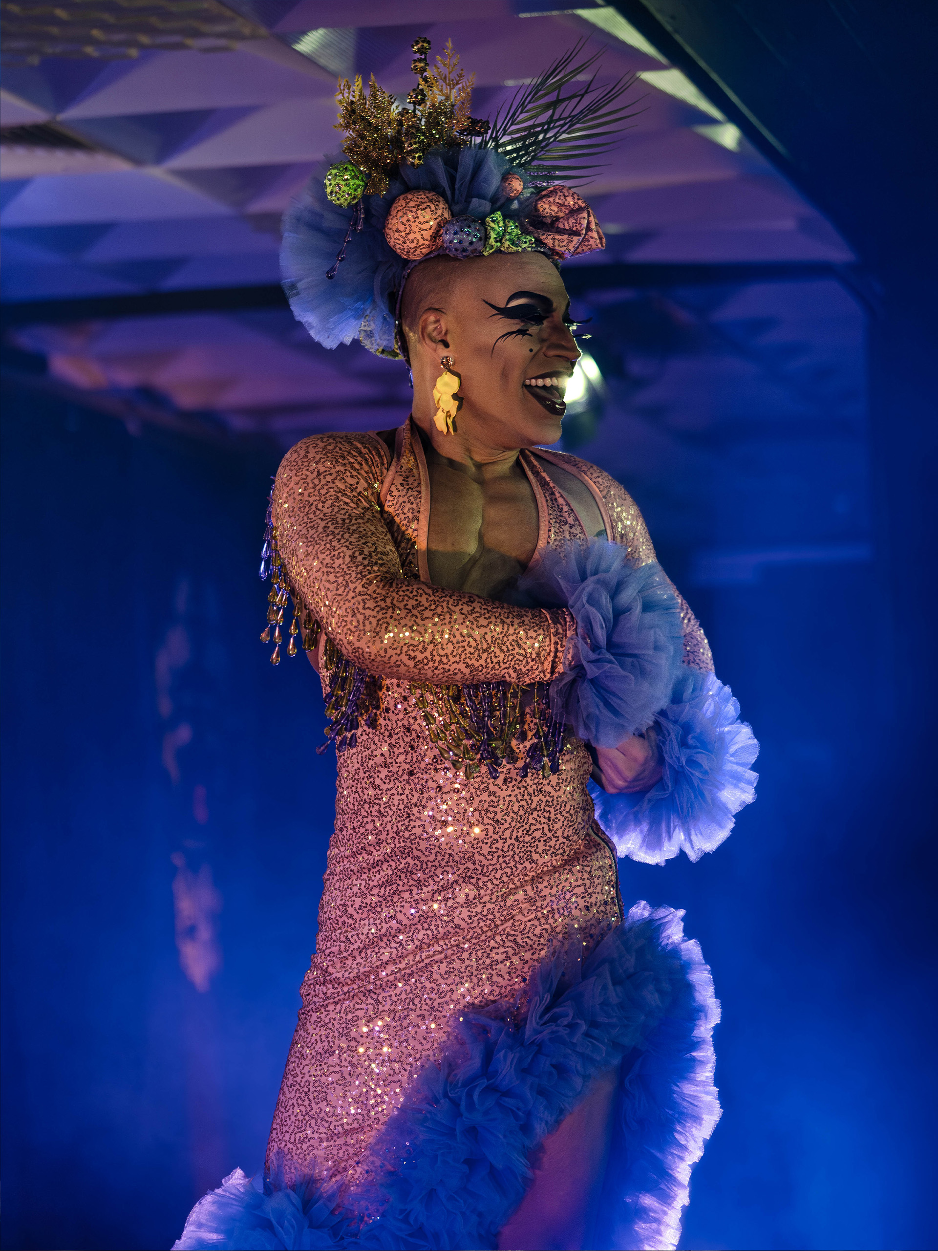 Burlesque Blau VIII